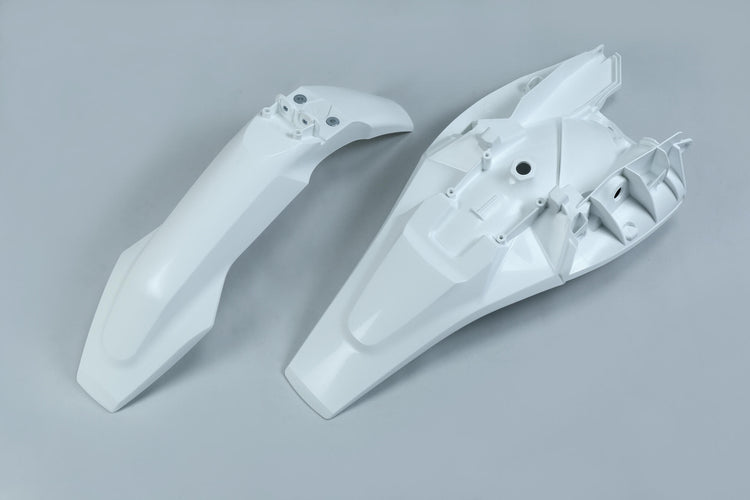 Ufo plast kotflügelsatz mudguard set ufo husqvarna oem white