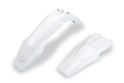 Ufo plast kotflügelsatz mudguard set ufo husqvarna oem white
