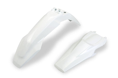 Ufo plast kotflügelsatz mudguard set ufo husqvarna oem white