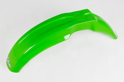 Ufo plast spatbord front mudguard ufo kawasaki green