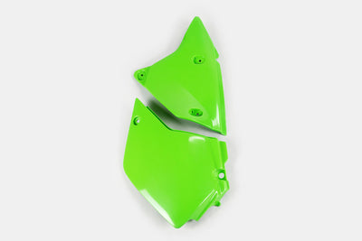 Ufo plast seitenverkleidung side covers ufo kawasaki green