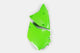 Ufo plast seitenverkleidung side covers ufo kawasaki green