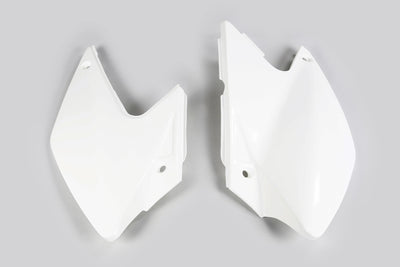 Ufo plast seitenverkleidung side covers ufo kawasaki white