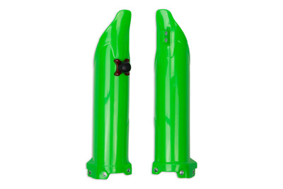 Ufo plast gabelprotektor fork protectors ufo kawasaki green