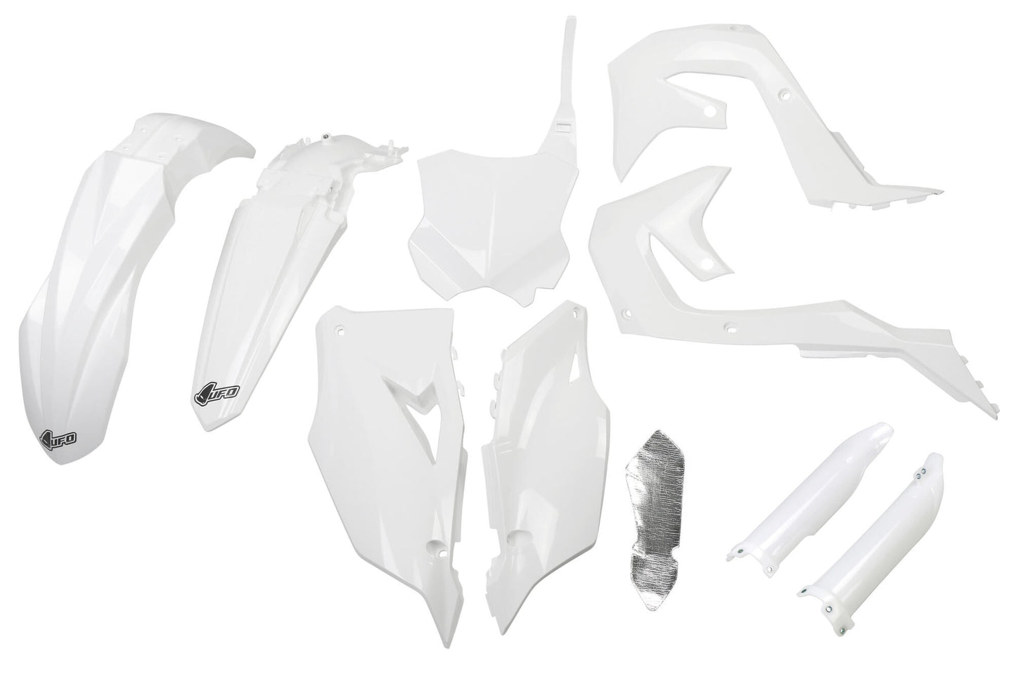 Ufo plast kappenset trim kit ufo kawasaki white