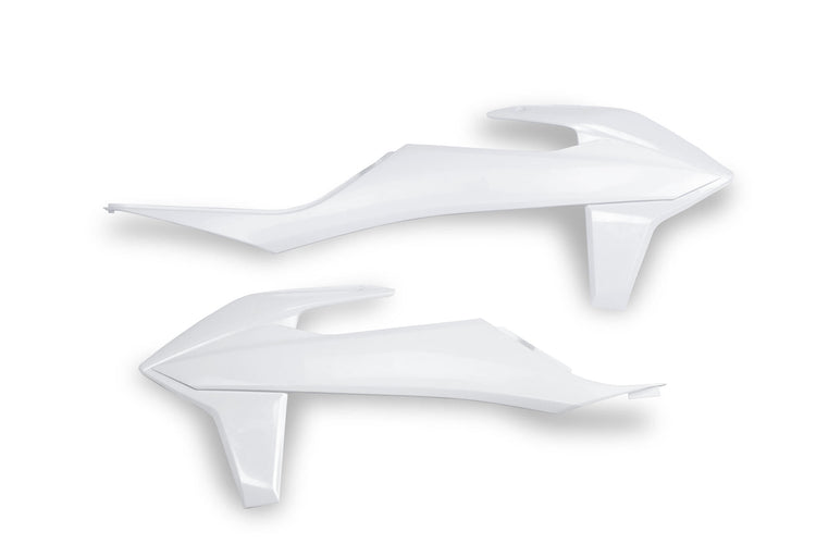 Ufo plast kühlerabdeckung radiator covers ufo ktm white