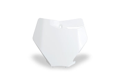 Ufo plast startnummerntafel start number plate ufo ktm white