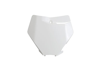 Ufo plast startnummerntafel start number plate ufo ktm white