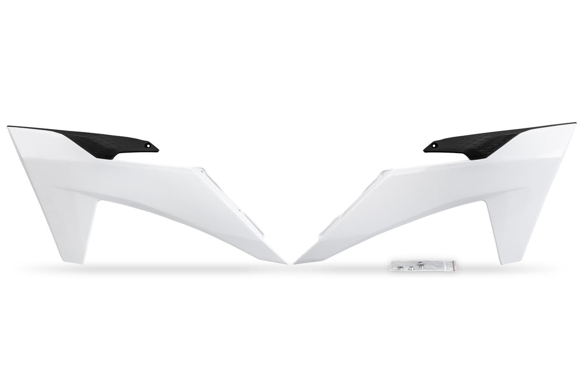 Ufo plast kühlerabdeckung radiator covers ufo ktm white