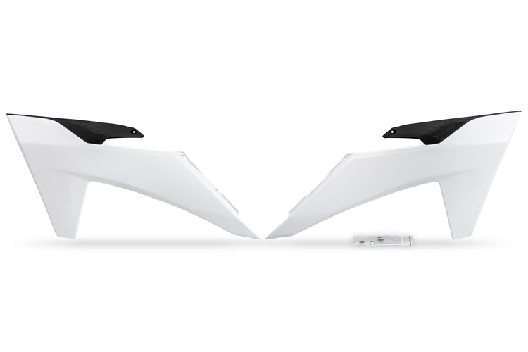 Ufo plast kühlerabdeckung radiator covers ufo ktm white