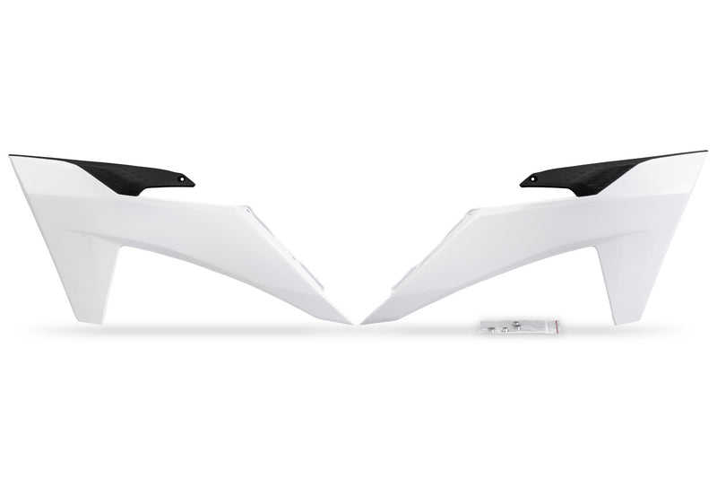 Ufo plast kühlerabdeckung radiator covers ufo ktm white