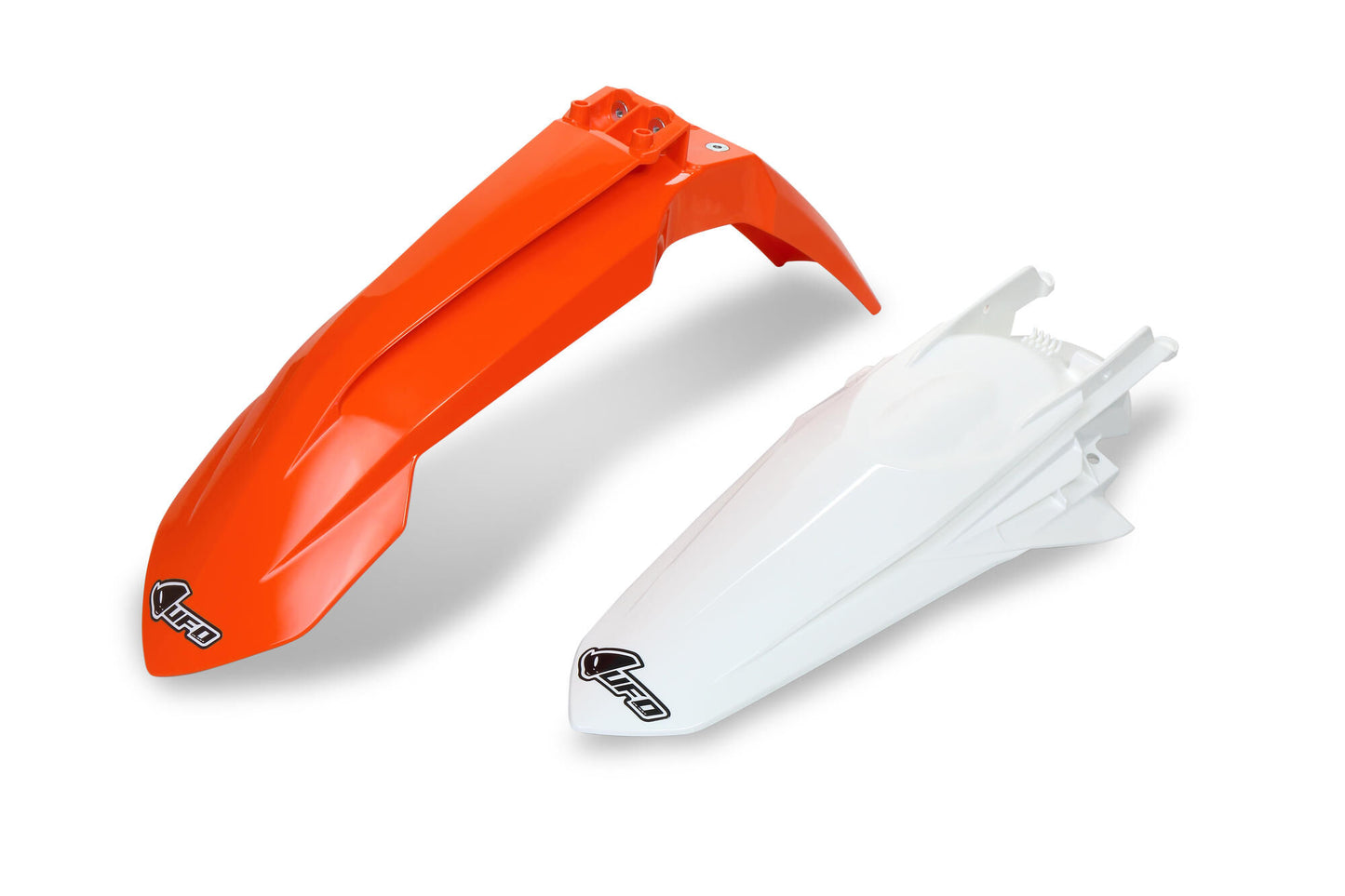 Ufo plast spatbordset mudguard set ufo ktm oem orange white
