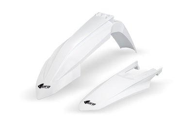 Ufo plast kotflügelsatz mudguard set ufo ktm white