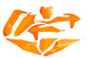 Ufo plast verkleidungssatz trim kit ufo ktm orange