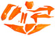 Ufo plast verkleidungssatz trim kit ufo ktm orange