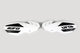 Ufo plast handprotektor hand protectors ufo yamaha white