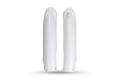 Ufo plast voorvork bescherming fork protectors ufo yamaha white