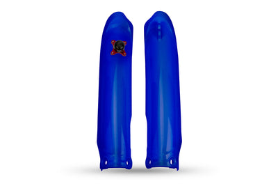 Ufo plast voorvork bescherming fork protectors ufo yamaha blue