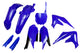 Ufo plast verkleidungssatz trim kit ufo yamaha oem blue black