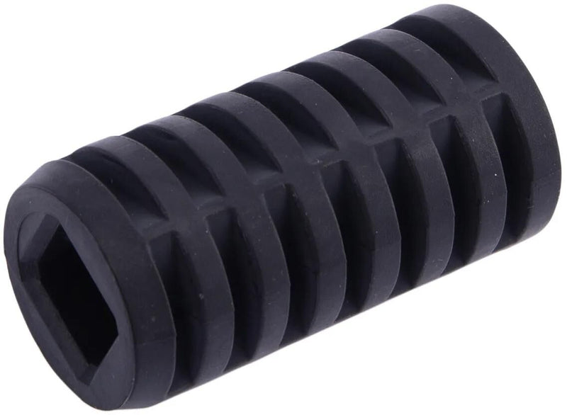 Buzzetti voetsteun rubber footrest rubber eckig 18 mm