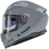 Ls2 integraalhelm ff811 vector ii solid helmet vector ii gray gr. xs