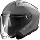 Ls2 jethelm of603 infinity ii solid helmet infinity ii gray gr. xl