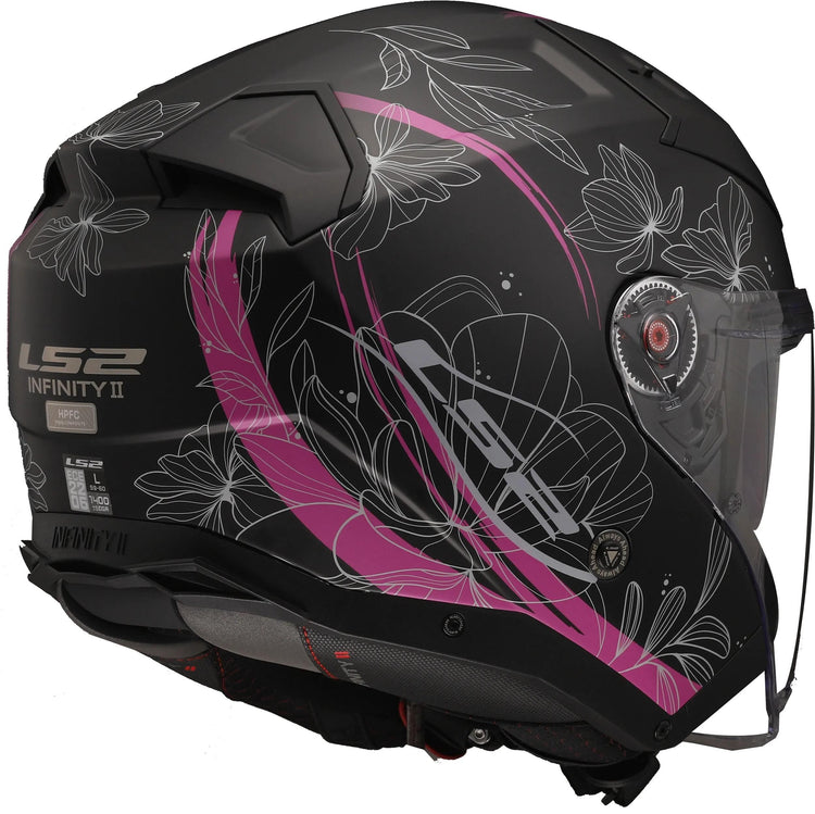 Ls2 jethelm of603 infinity ii lotus helmet infinity ii lotus sw rs matt gr. s