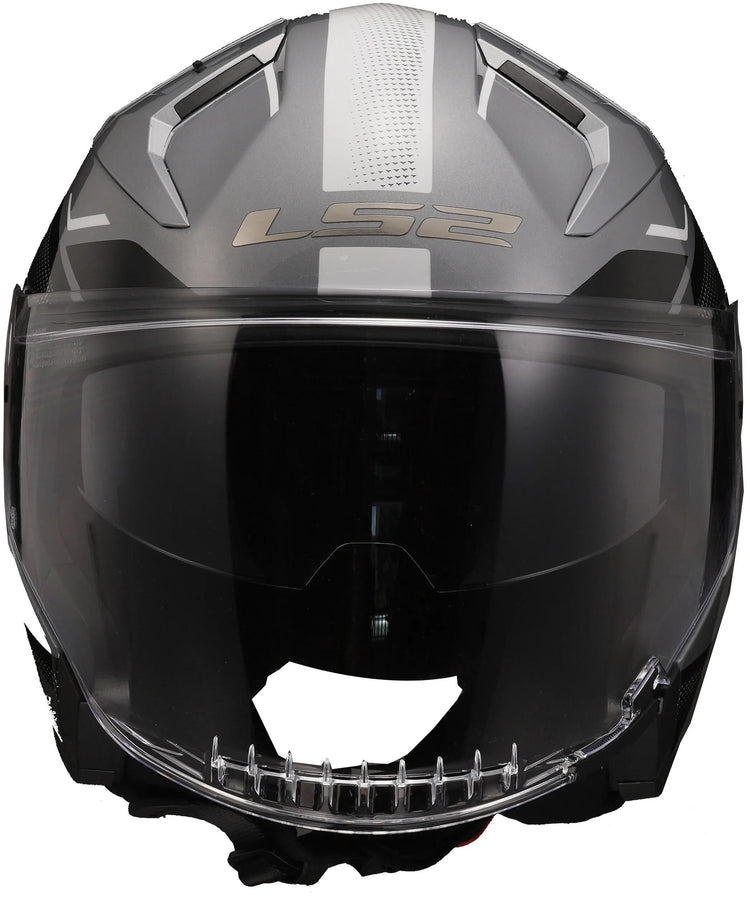 Ls2 jethelm of603 infinity ii veyron helmet infinity ii gray white gr. m