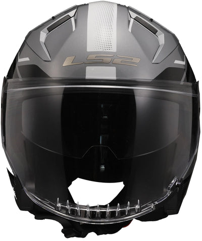 Ls2 jethelm of603 infinity ii veyron helmet infinity ii grey white gr. xl