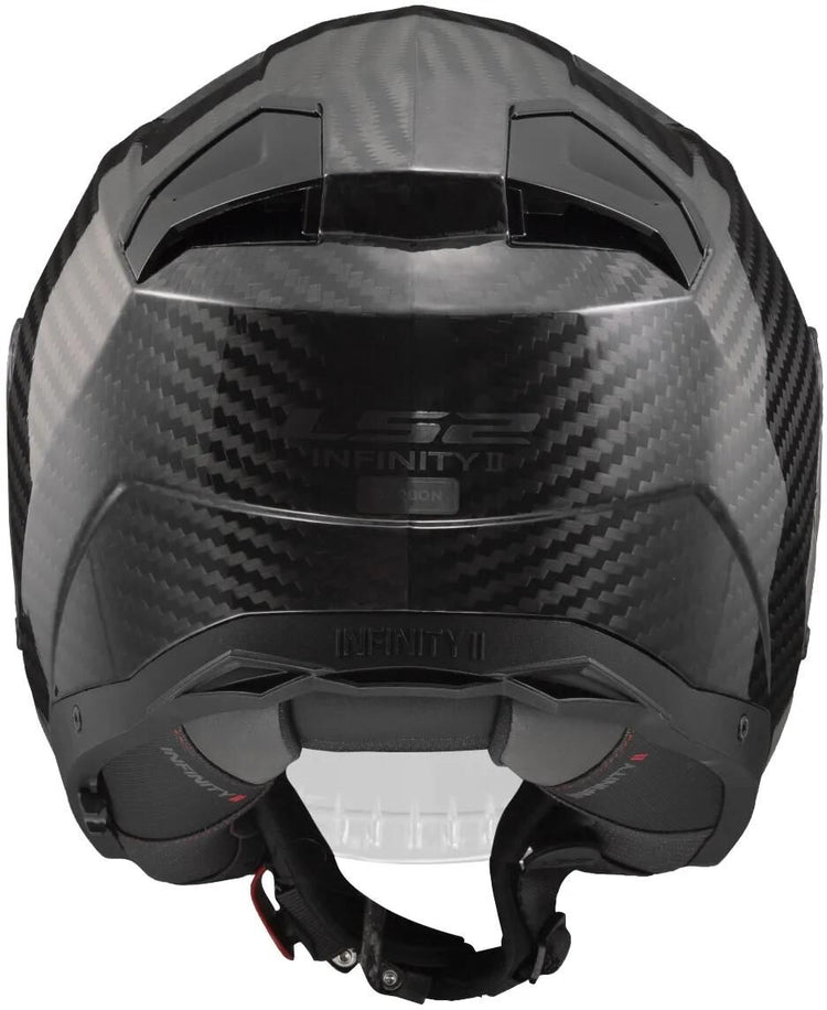 Ls2 jethelm of603 infinity ii carbon solid helmet infinity ii carbon black gr. xs