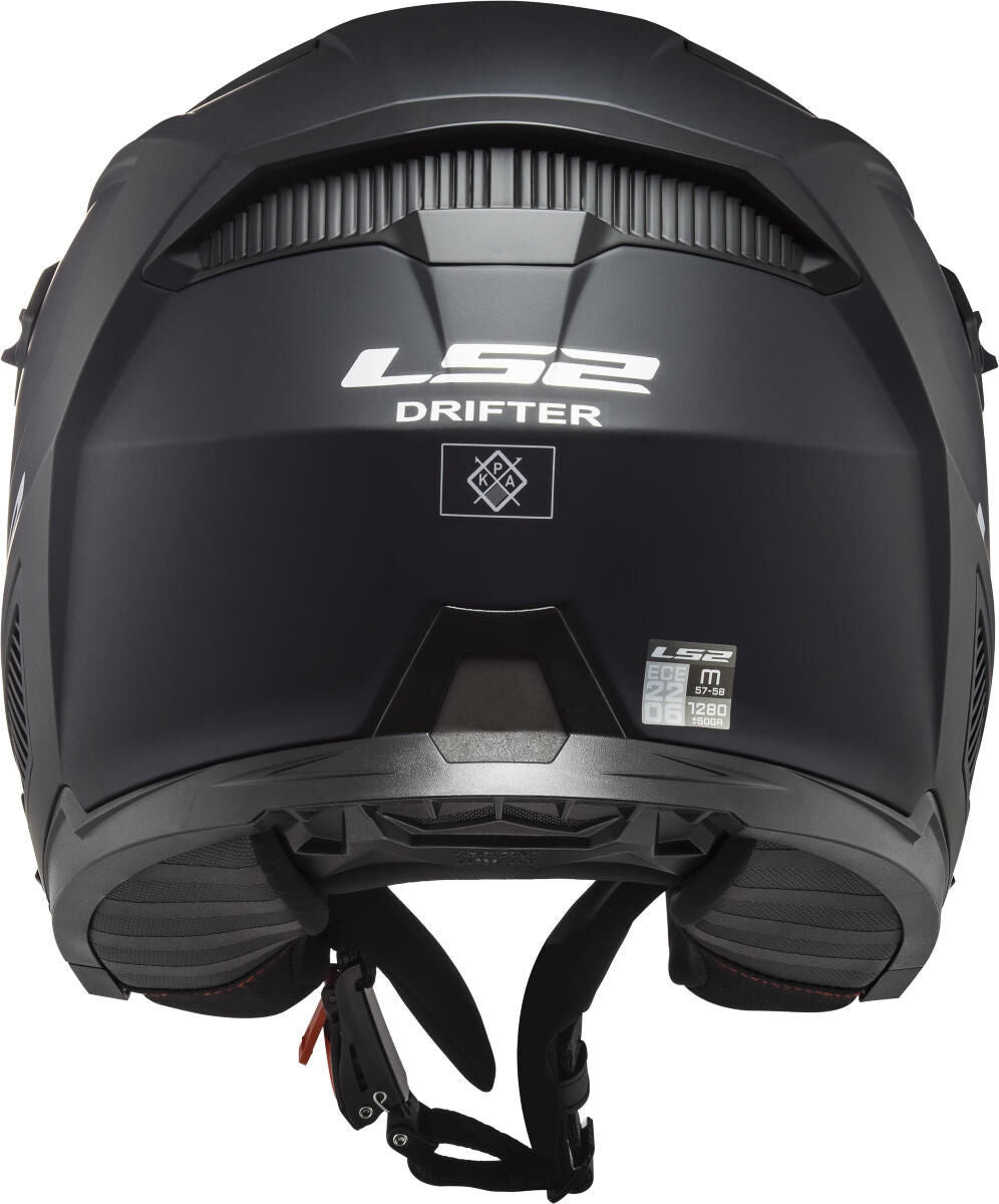 Ls2 modulaire helm of606 drifter solid helmet drifter black matt gr. m