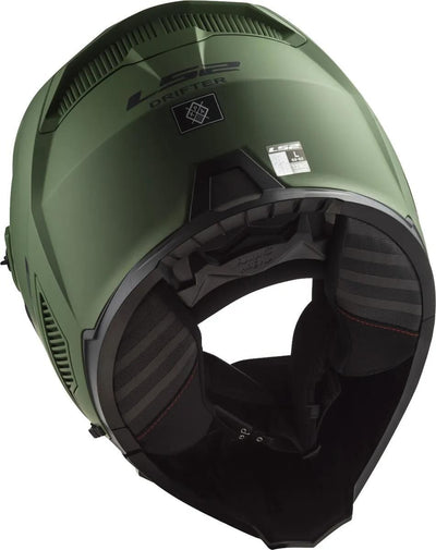 Ls2 modulaire helm of606 drifter solid helmet drifter green matt gr. m