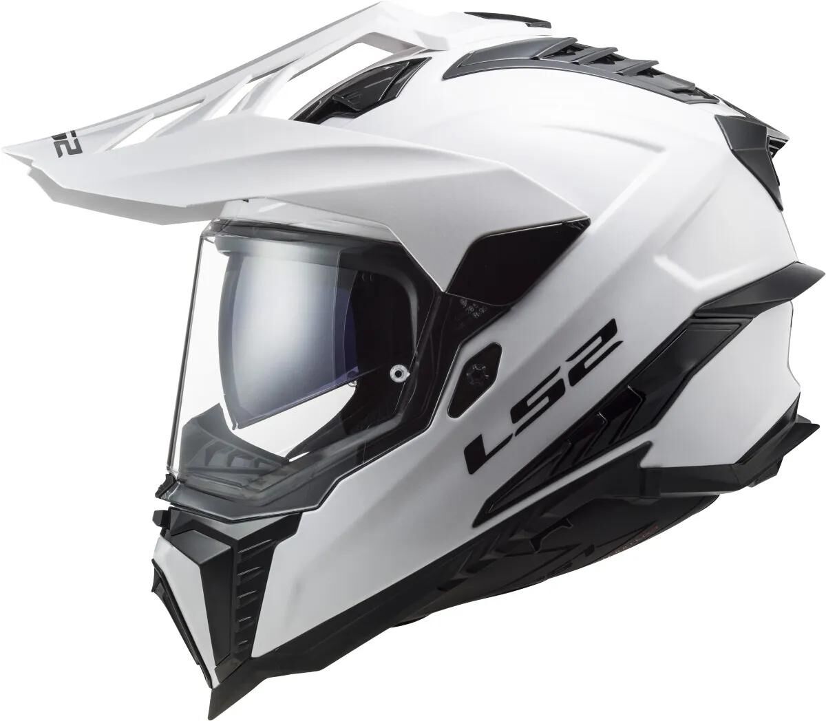 Ls2 endurohelm mx701 explorer solid helmet explorer white gr. s