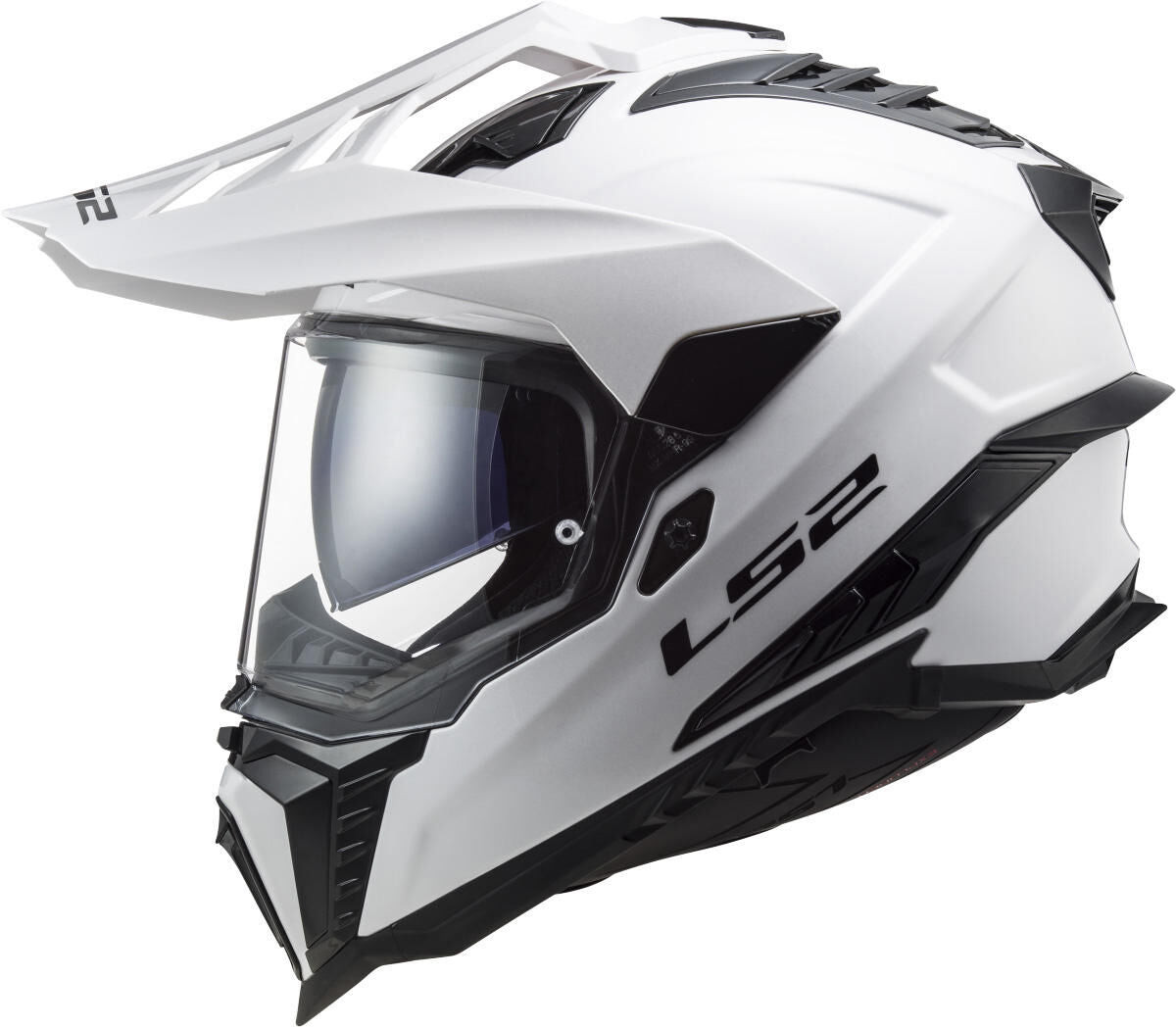 Ls2 endurohelm mx701 explorer solid helmet explorer white gr. 3xl