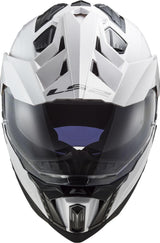 Ls2 endurohelm mx701 explorer solid helmet explorer white gr. l - afbeelding 1
