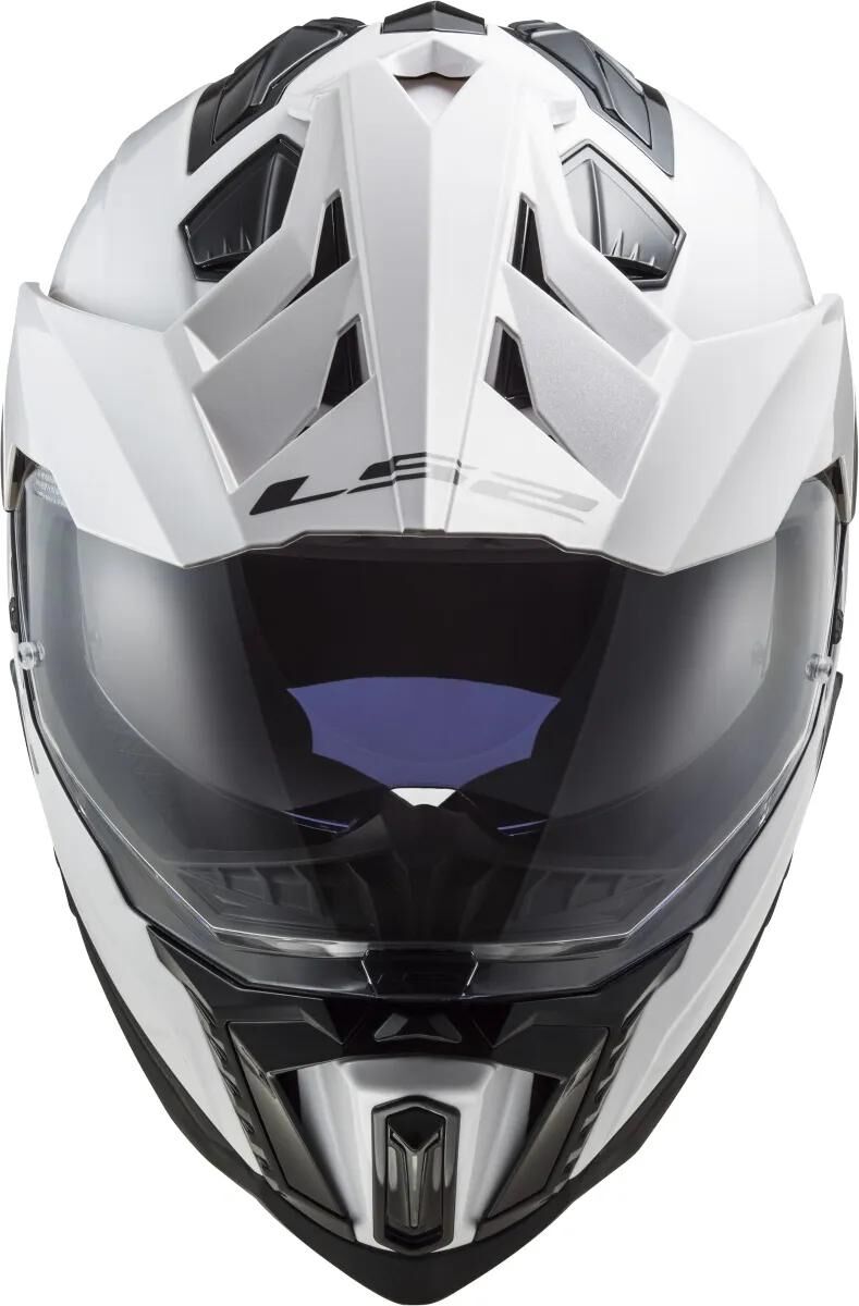 Ls2 endurohelm mx701 explorer solid helmet explorer white gr. xxl
