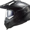 Ls2 endurohelm mx701 explorer carbon solid helmet explorer carbo black gr. l