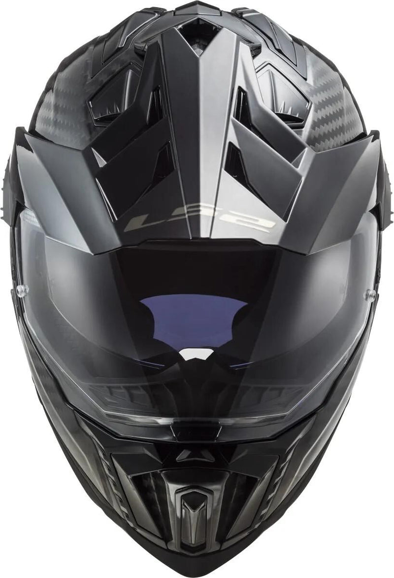 Ls2 endurohelm mx701 explorer carbon solid helmet explorer carbo black gr. s