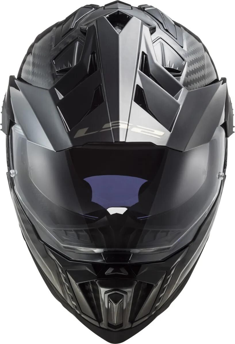 Ls2 endurohelm mx701 explorer carbon solid helmet explorer carbo black gr. xs