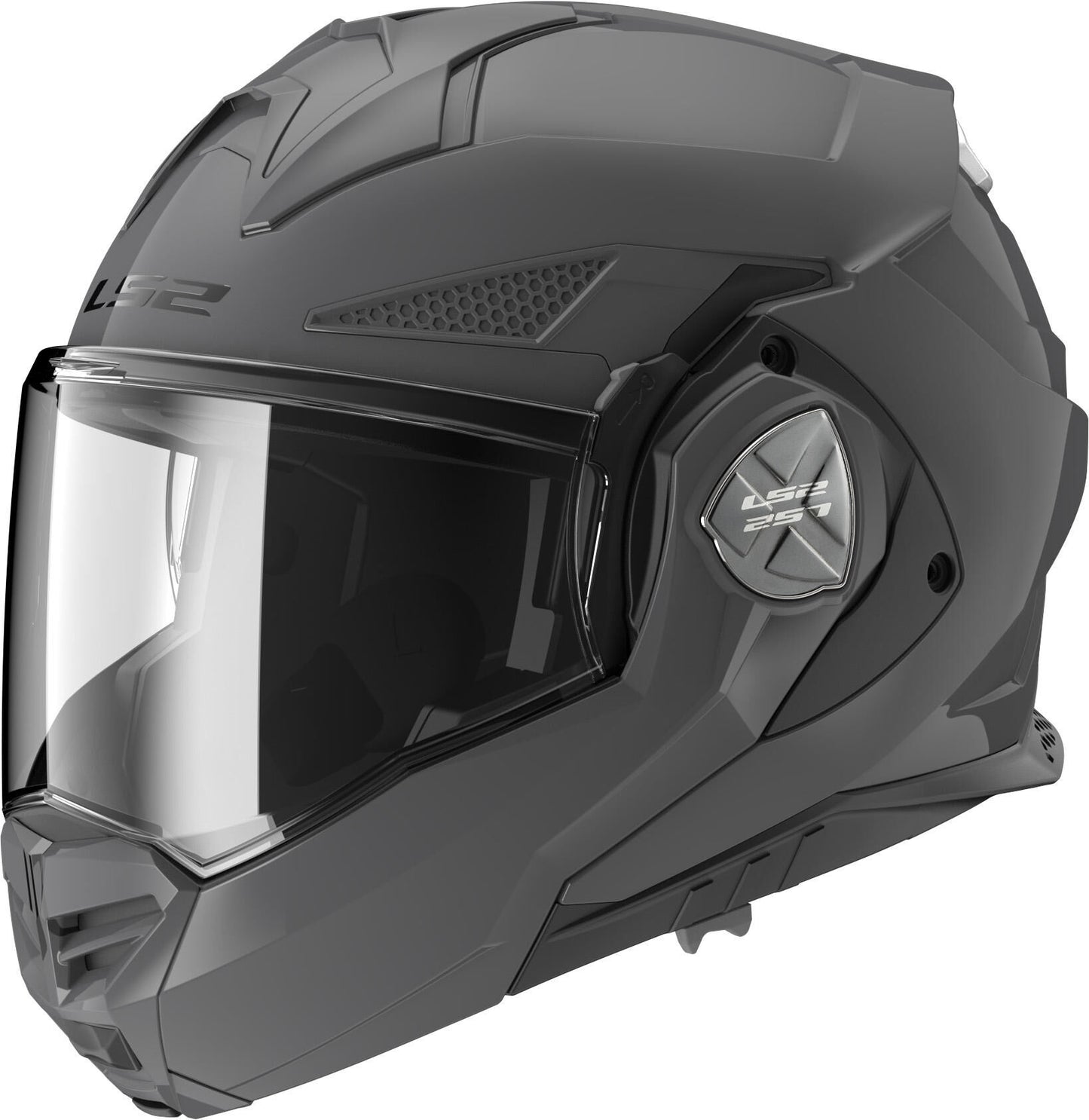 Ls2 opklaphelm ff901 advant x solid helmet advant x gray gr. l