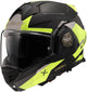 Ls2 klapphelm ff901 advant x oblivion helmet advant x obliv bw neon yellow matt gr. l