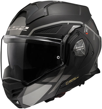 Ls2 opklaphelm ff901 advant x metryk helmet advant x metry sw gr matt gr. m