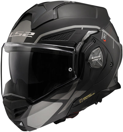 Ls2 opklaphelm ff901 advant x metryk helmet advant x metry sw gr matt gr. l
