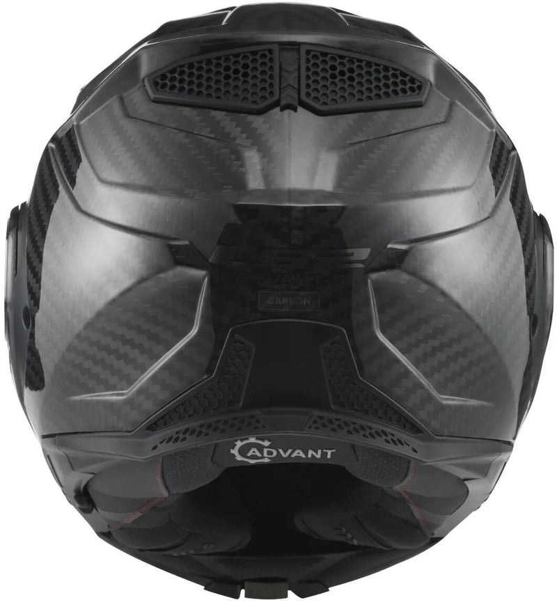 Ls2 opklaphelm ff901 advant x carbon solid helmet advant x carbo black gr. s