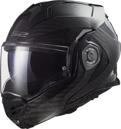 Ls2 opklaphelm ff901 advant x carbon solid ff901 advant x helmet carbon black size xs