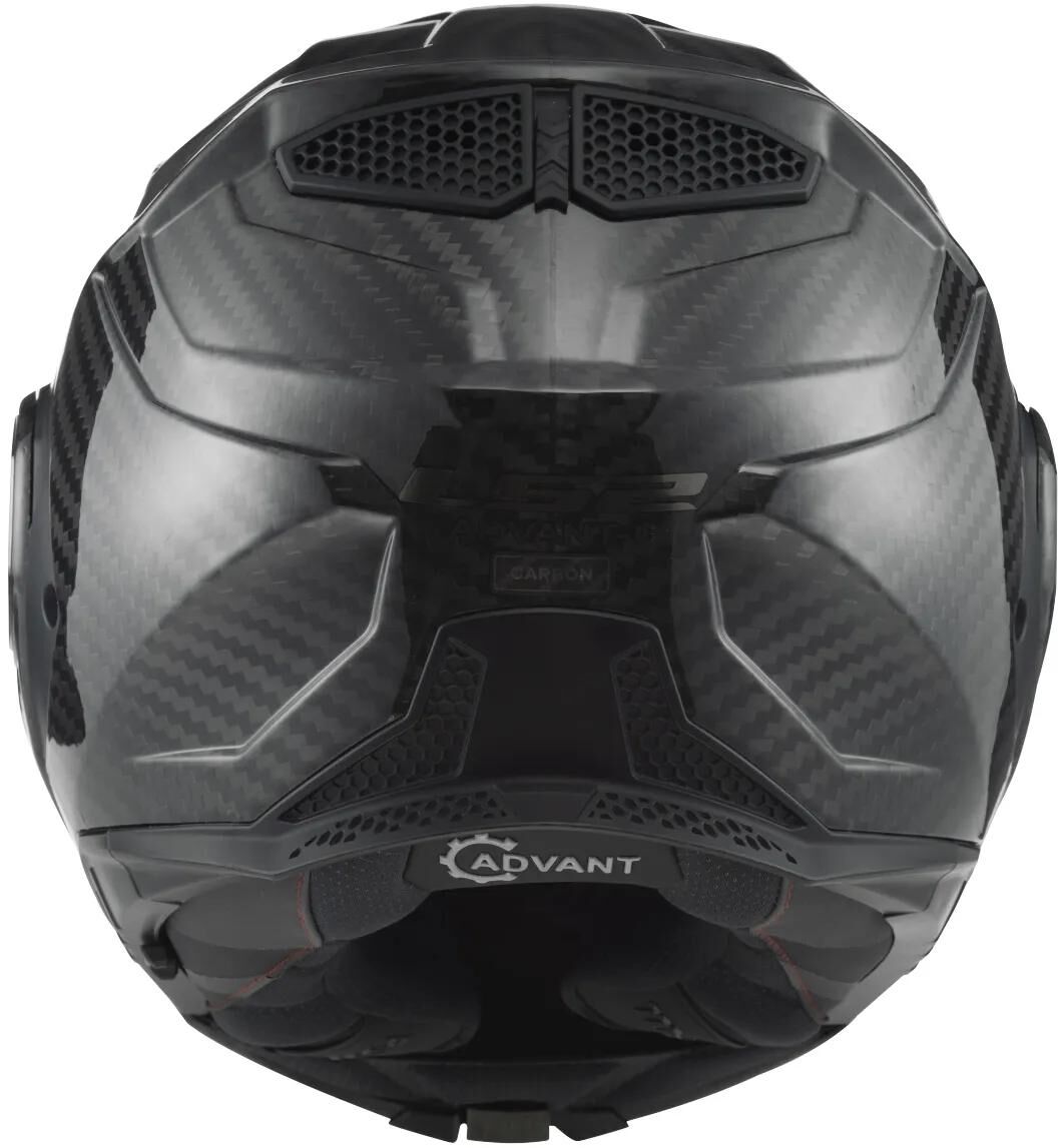 Ls2 opklaphelm ff901 advant x carbon solid ff901 advant x helmet carbon black size xs