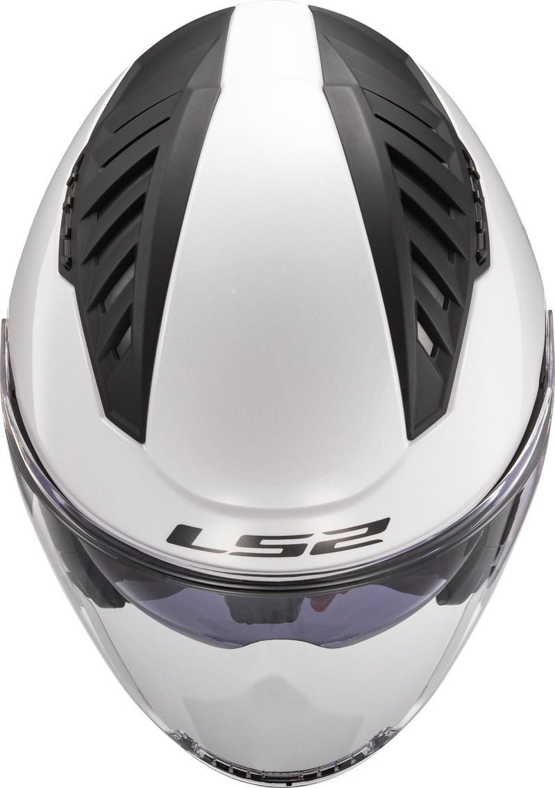 Ls2 jethelm of600 copter ii solid helmet copter ii soli white gr. l