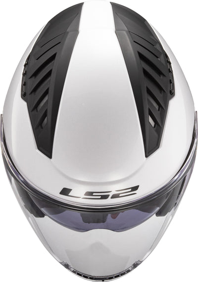 Ls2 jethelm of600 copter ii solid helmet copter ii soli white gr. m