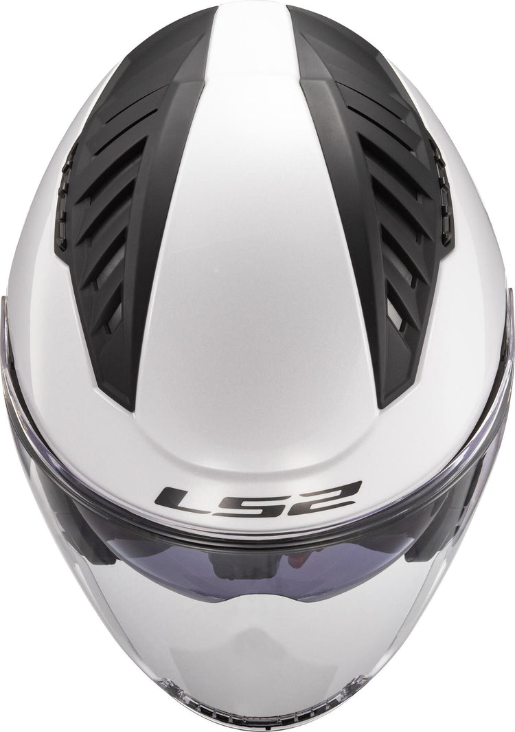 Ls2 jethelm of600 copter ii solid helmet copter ii soli white gr. m