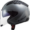 Ls2 jethelm of600 copter ii solid helmet copter ii soli nardo gray gr. m